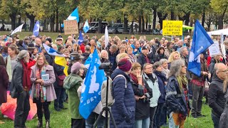 Rede von Gabriele Gysi Friedensdemo am 221023 Bonner Hofgarten [upl. by Arleyne]