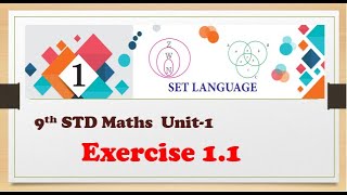 9th STD MATHS UNIT1Exercise 11 SET LANGUAGE Tamil amp English MediumShanthiMathsr2t [upl. by Darsie]