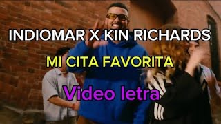 Indiomar X Kim Richards  Mi Cita Favorita video letra oficial INDIOMARTV kimyrichards [upl. by Nolyak]