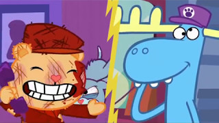 Pops scream from quotDoggone Itquot reused in many Happy Tree Friends episodes [upl. by Lancelle378]