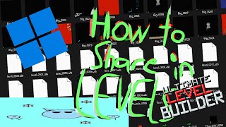 How to share Levels in ULTIMATE LEVEL BUILDER  Windows Tutorial [upl. by Epolulot]