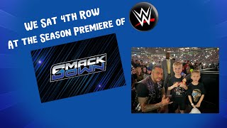 Our first live WWE event SmackDown 91324 4th Row Ringsider Package  Footage amp Thoughts [upl. by Rexferd]