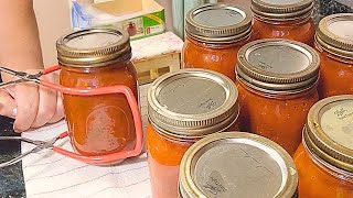 Canning Spaghetti Sauce [upl. by Sonitnatsnoc]