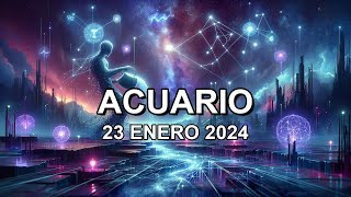 Horóscopo de hoy ♒︎ ACUARIO  23 Enero 2024 acuariohoroscopo [upl. by Norbie]