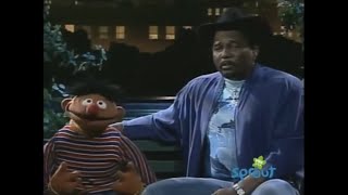 Classic Sesame Street  I Dont Want to Live on the Moon Ernie and Aaron Neville [upl. by Yanat777]