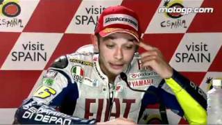 Valentino Rossi interview after the Motegi GP [upl. by Ahsotal]