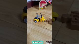 Miniature World  Guarding the Giant Chocolate Bottlejcb truck scooter funny short [upl. by Malca]