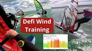 Last Defi Wind training in again 3040 knots and even 47 gust [upl. by Wyatt]