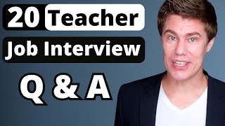 Top 20 Teacher Job Interview Questions amp Answers  PDF [upl. by Utta910]