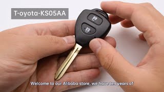 ToyotaKS05AA Toyota key shell case [upl. by Nedlog]