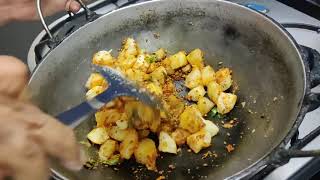 Spicy Potato roast boiled potatoes  Aloos fried with spices have it the way you want 👍🙏 [upl. by Aihcropal]