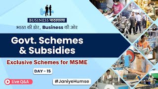 MSME Scheme by Government  Best MSME Business Ideas  MSME Subsidy scheme 2022  Business Pathshala [upl. by Rowe662]