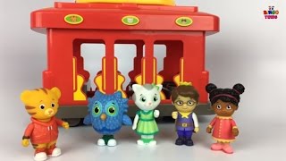 Daniel Tiger Neighborhood Family and Friends Trolley Ride  Funny Pretend Play Full Episode [upl. by Eelyak278]