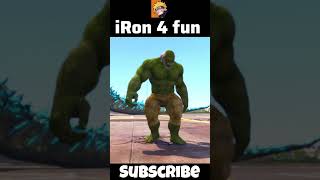 GTA V Godzilla vs Superheroes who will stronger in GTA 5 🤯gta cartoon [upl. by Yelsew]