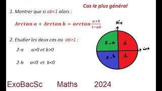 Arctana  Arctan b  Arctan𝑎𝑏1−𝑎𝑏 [upl. by Chevy]