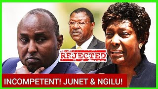 Incompetent Parliament Rejects Charity NGILU amp JUNET for Cabinet Posts OMTATAH MORARA KAGWE [upl. by Adolf970]