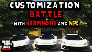 GTA V Customization Battle  Grotti Furia with HarmNone and NoProblemCheating [upl. by Lepine]