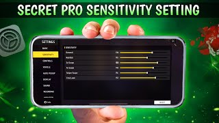 Free Fire Pro Sensitivity Setting 😈  Secret  New Best Sensitivity Setting Free Fire [upl. by Aserahs]