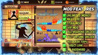 Shadow Fight 2 Mod Apk 2346 Latest Version 2024  Unlimited Money Max Level 52 Vip Mod Hack apk [upl. by Nysilla694]