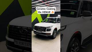 Ceramic Coating on Venue ytshorts hyundaivenue venue ceramiccoating cardetailing carlover [upl. by Jarid]