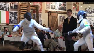 A COMPETITIVE FENCING EXHIBITION  KAFF Gala 9 14 2024 [upl. by Ackler]