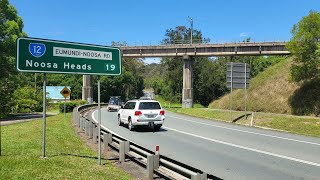 EUMUNDI to NOOSA HEADS【SUNSHINE COAST 4K DRIVE】QUEENSLAND AUSTRALIA 4K 60fps [upl. by Howarth]