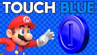 How Fast can you Touch BLUE in Every Mario Game [upl. by Mathe]