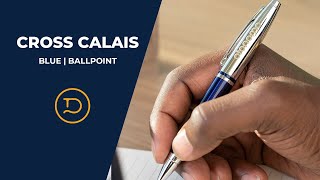 Cross Calais Ballpoint Pen  Blue Lacquer  Dayspring Pens [upl. by Auqenwahs]