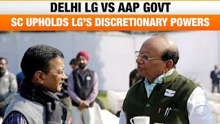 Big Setback for AAP Delhi LGs Discretionary Powers Upheld by SC for MCD Nominations  News9 [upl. by Naujled899]