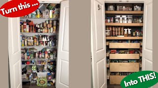 DIY Pantry Makeover  Make Better Use Of Kitchen Storage Space [upl. by Araem561]