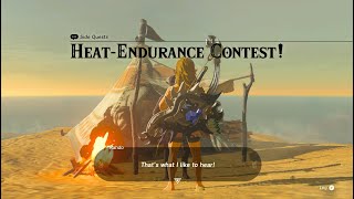 Legend of Zelda Tears of the Kingdom HeatEndurance Contest Gameplay Walkthrough [upl. by Ap]