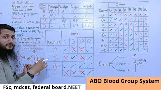 abo blood group system class 12 [upl. by Mullane]