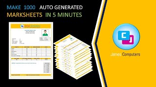 How to create Marksheets or Report Cards in MS Word using Mail Merge [upl. by Othilia]