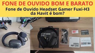 Fone de Ouvido Headset Gamer FuxiH3 da Havit [upl. by Luna]