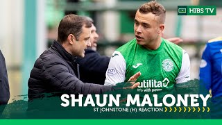 Our Performance Wasnt Good Enough  Shaun Maloney  Hibs 0 St Johnstone 0  cinch Premiership [upl. by Tloh]