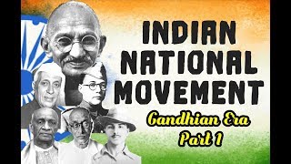 TNPSC  Indian National Movement  Gandhian era  Part 112th new samacheer book [upl. by Ahtabbat]