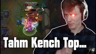 Hashinshin Playing against Tahm Kench Toplane IS SO FUN  Streamhighlights [upl. by Notneb]