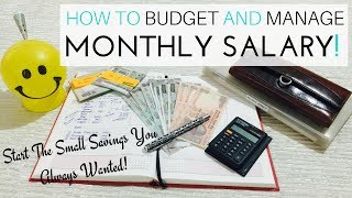 How To Budget And Manage Monthly Salary  Ideas Suitable For Indian Households [upl. by Rapsac]