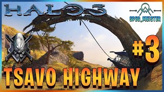 Halo 3  Legendary Walkthrough  Tsavo Highway Mission 3  NO DEATHS [upl. by Aielam170]