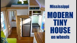 Mississippis New MODERN Tiny House Builder [upl. by Amliw208]