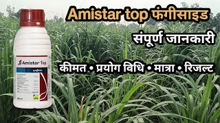 Amistar top syngenta पूरी जानकारी  दुनिया का सबसे ताकतवर फंगीसाइड  Amistar top fungicide [upl. by Atiuqrahc564]