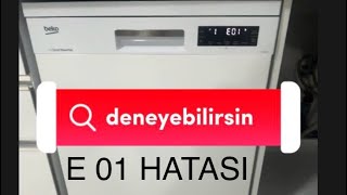 Bekar Arçelik bulaşık makinası e01 hatası ve çözümü [upl. by Bicknell]