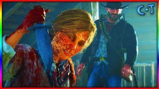 Red Dead Redemption 2  Sadie Wipes Out The ODriscoll Boys Colm Death Scene [upl. by Eyr]