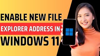 How to enable new file explorer address bar in pc windows 11  Full Guide 2023 [upl. by Gass]