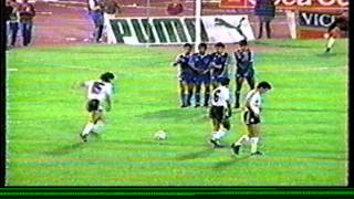 ColoColo 4 UdeChile 0 Copa digeder 1989 [upl. by Alaehs945]