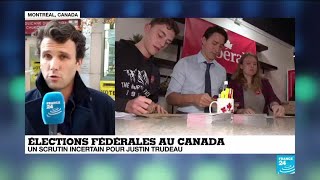 Élections fédérales au Canada  les premiers bureaux de vote sont ouverts [upl. by Ahsar694]