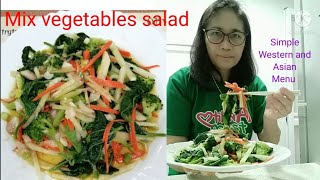 Mix Vegetables Salad [upl. by Reade903]