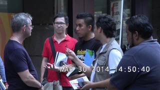 Shahadah  March 2014 Street Dakwah by MRM [upl. by Nawuj]