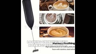 Electric Milk Frother TEMU frother kitchen foamer temu trendyshopnowonline [upl. by West]