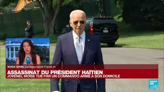 Assassinat du président haïtien  les ÉtatsUnis prêts à apporter leur aide au pays en crise [upl. by Klapp858]